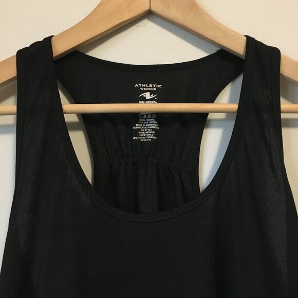 NWOT Athletic Works Black Womens Racerback Tank Top - Picture 3 of 11